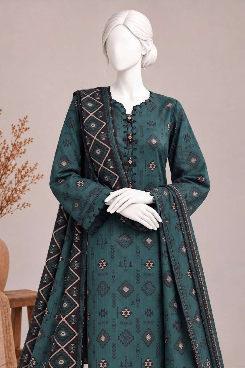MTJ Premium Printed Textured Viscose 3PC