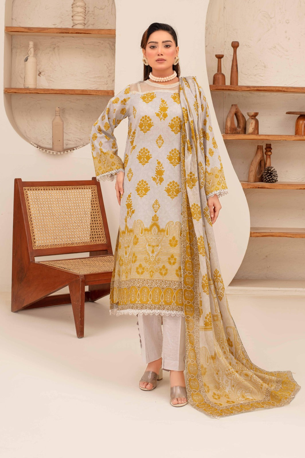 Fabiha By Feroza Printed Lawn 3-PC