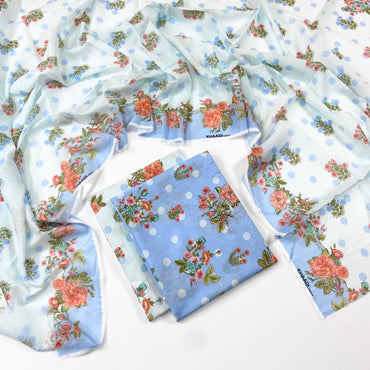 Khaadi Digital Printed Lawn 3PC
