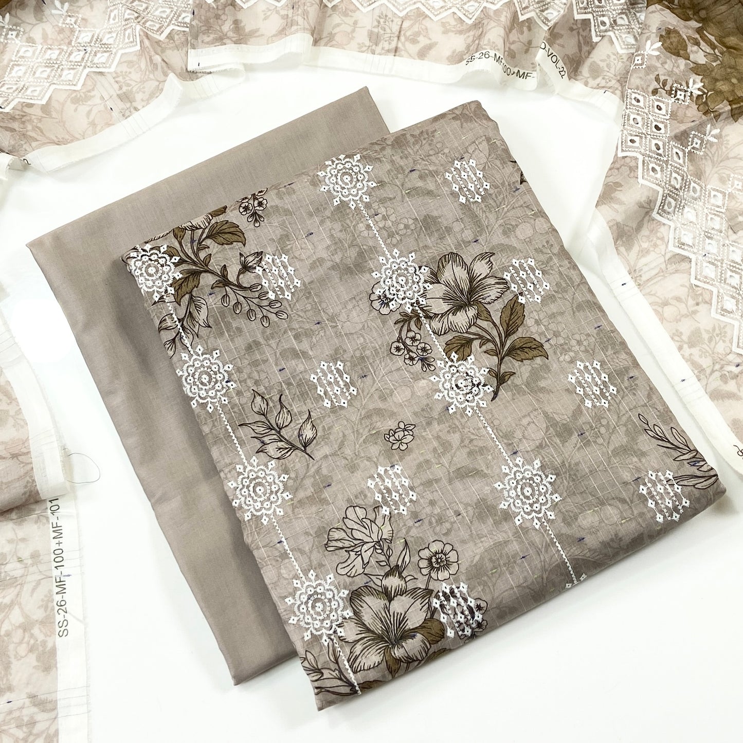 Sapphire Digital Printed & Emb Lawn 3PC