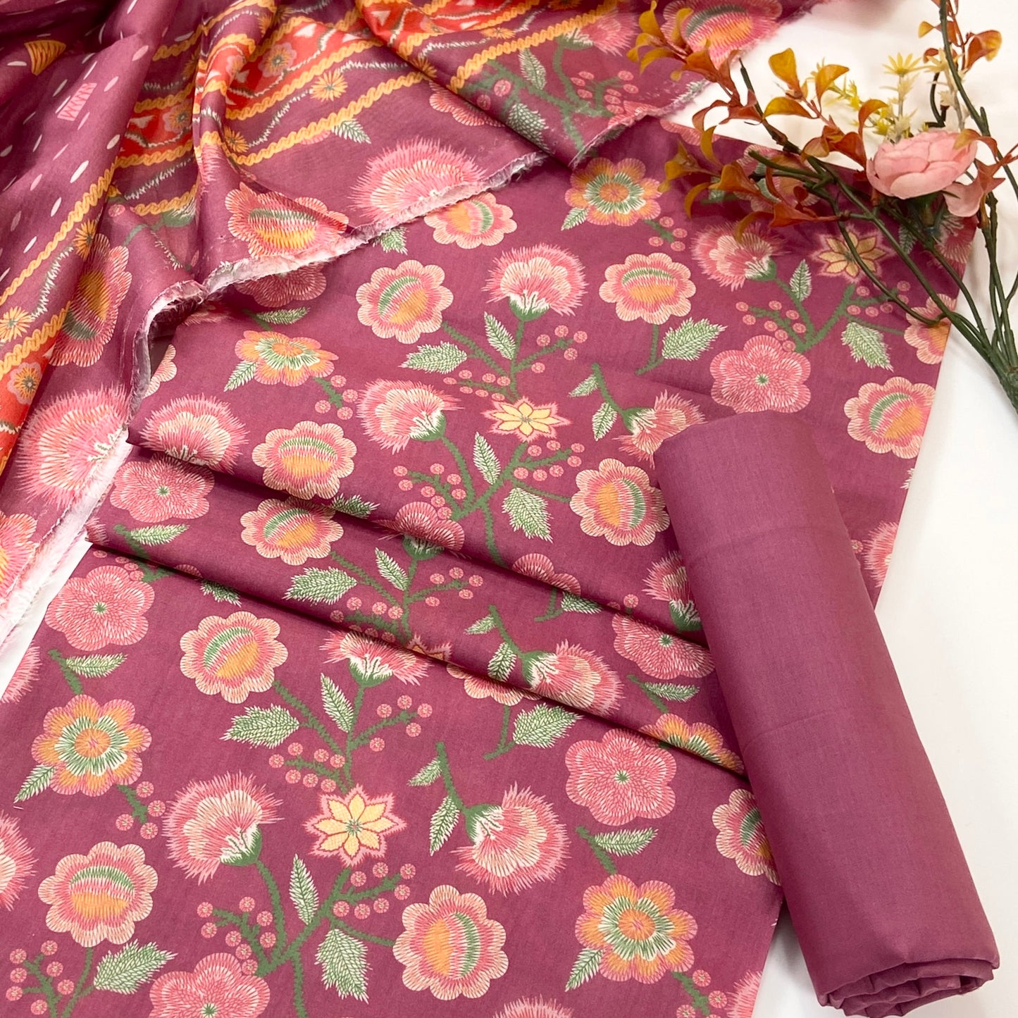 Sukoon By Sapphire Digital Printed Lawn 3PC