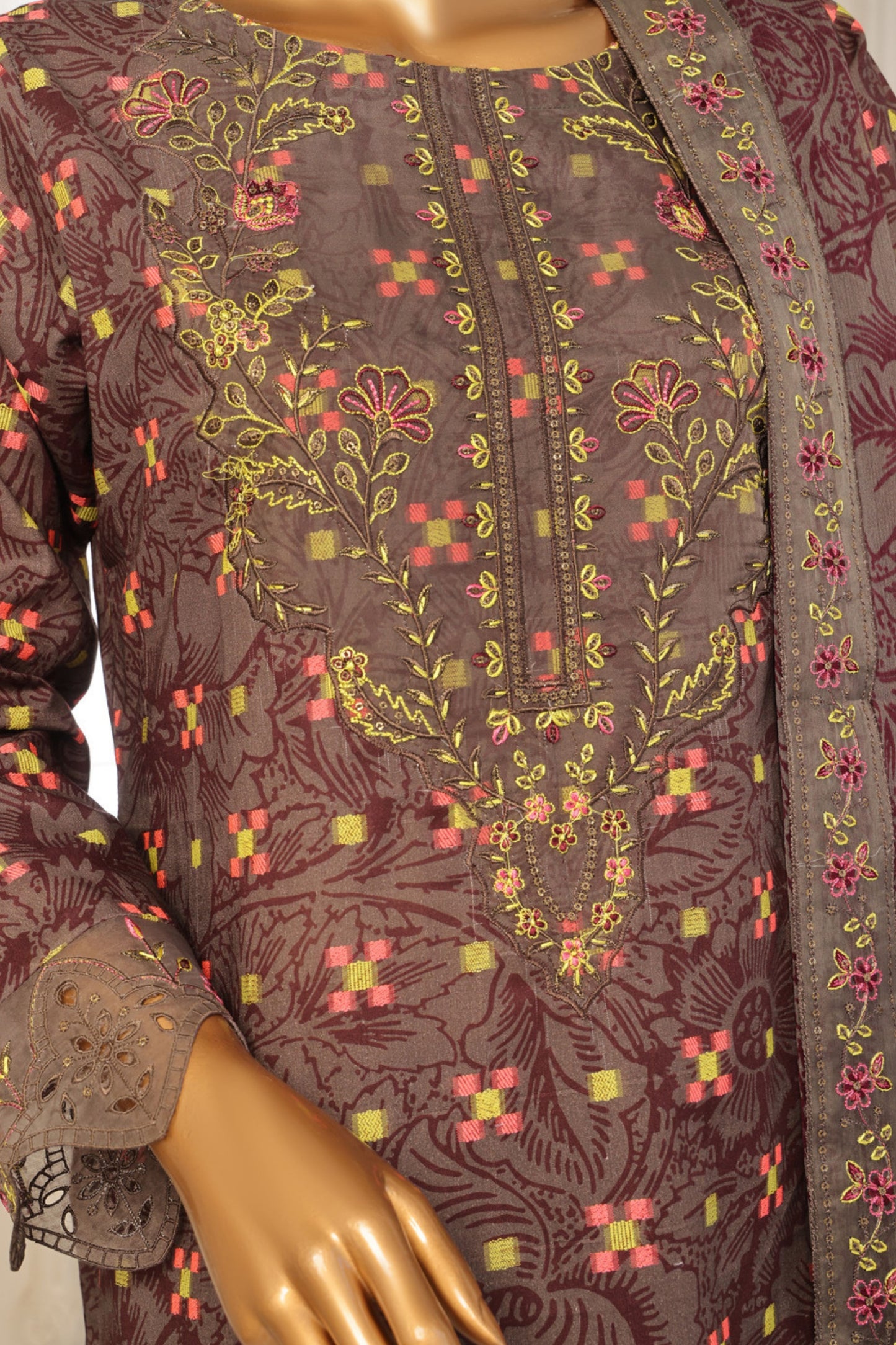 Khoobsurat By Anaya Noor Fine Jacquard Lawn 3-PC