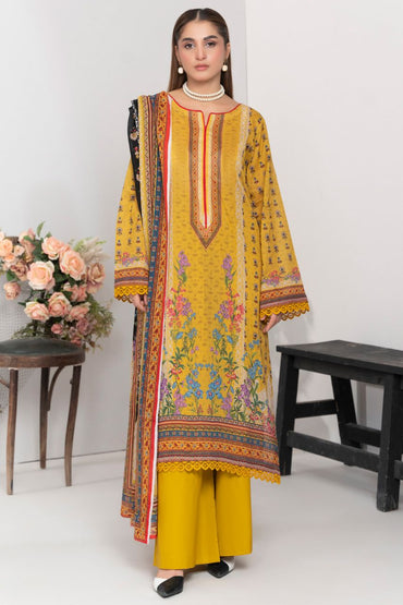 Mojo Berry By Marooj Digital Printed Lawn 3PC