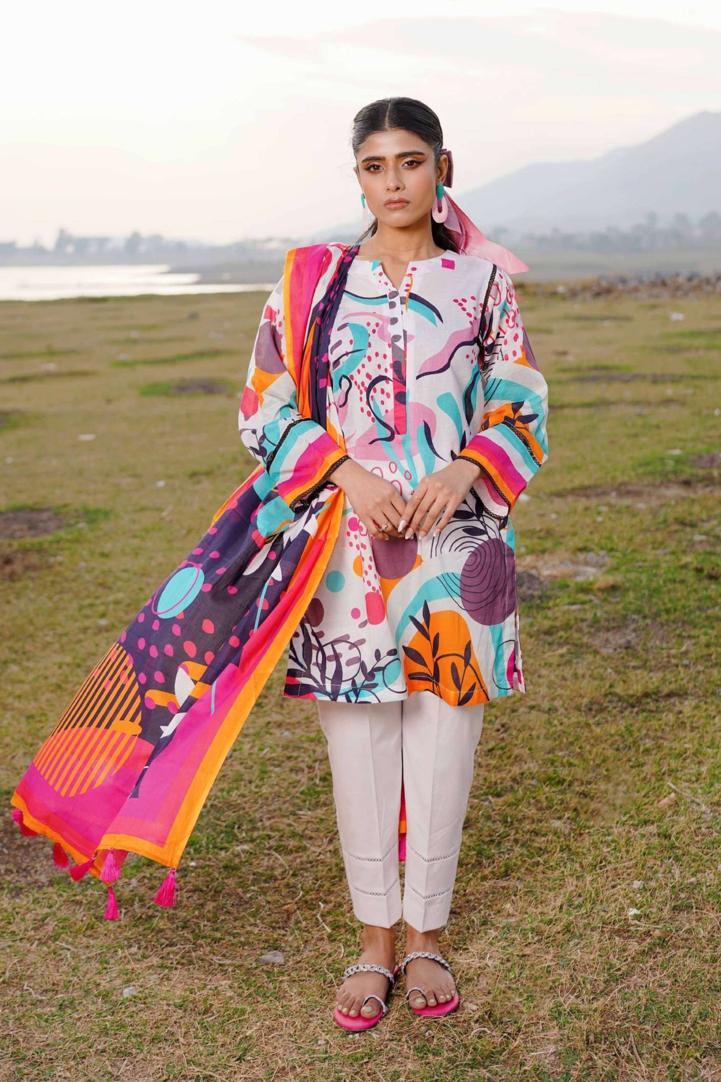 Paltar Digital Printed Lawn 3PC