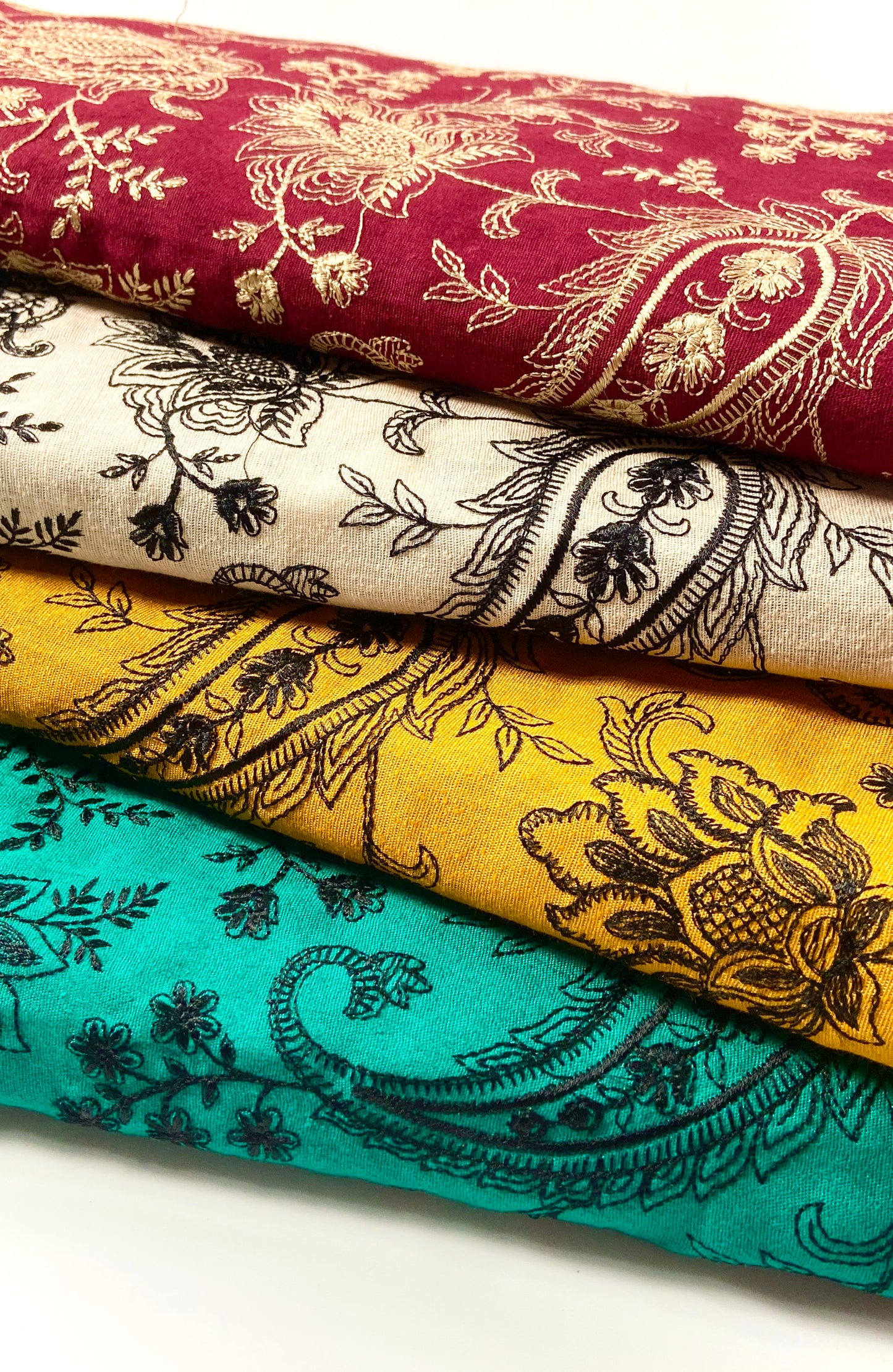 Pack of 4 – Bareeze Style Embroidered Karandi Fabric 2-PC