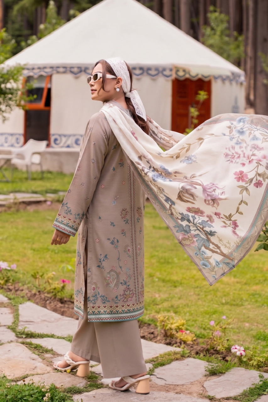 Zarish By Shanaya Digital Printed Karandi 3PC