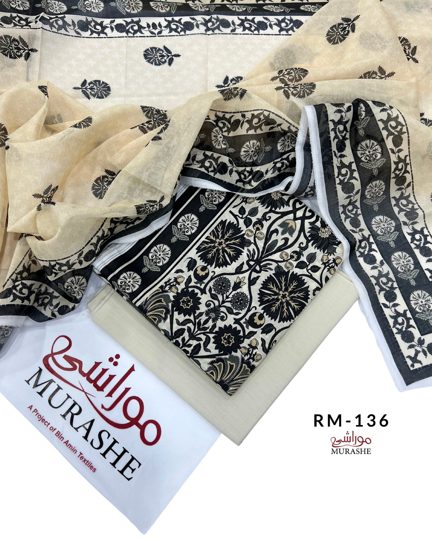 Rijja By Murashe Digital Printed Lawn 3PC