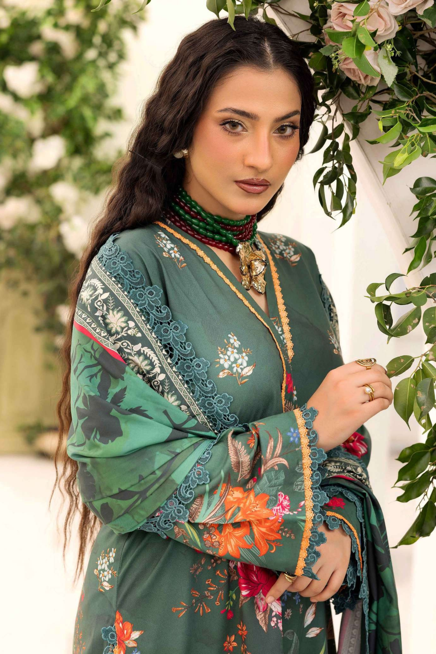 Raiha Digital Printed Linen 3PC