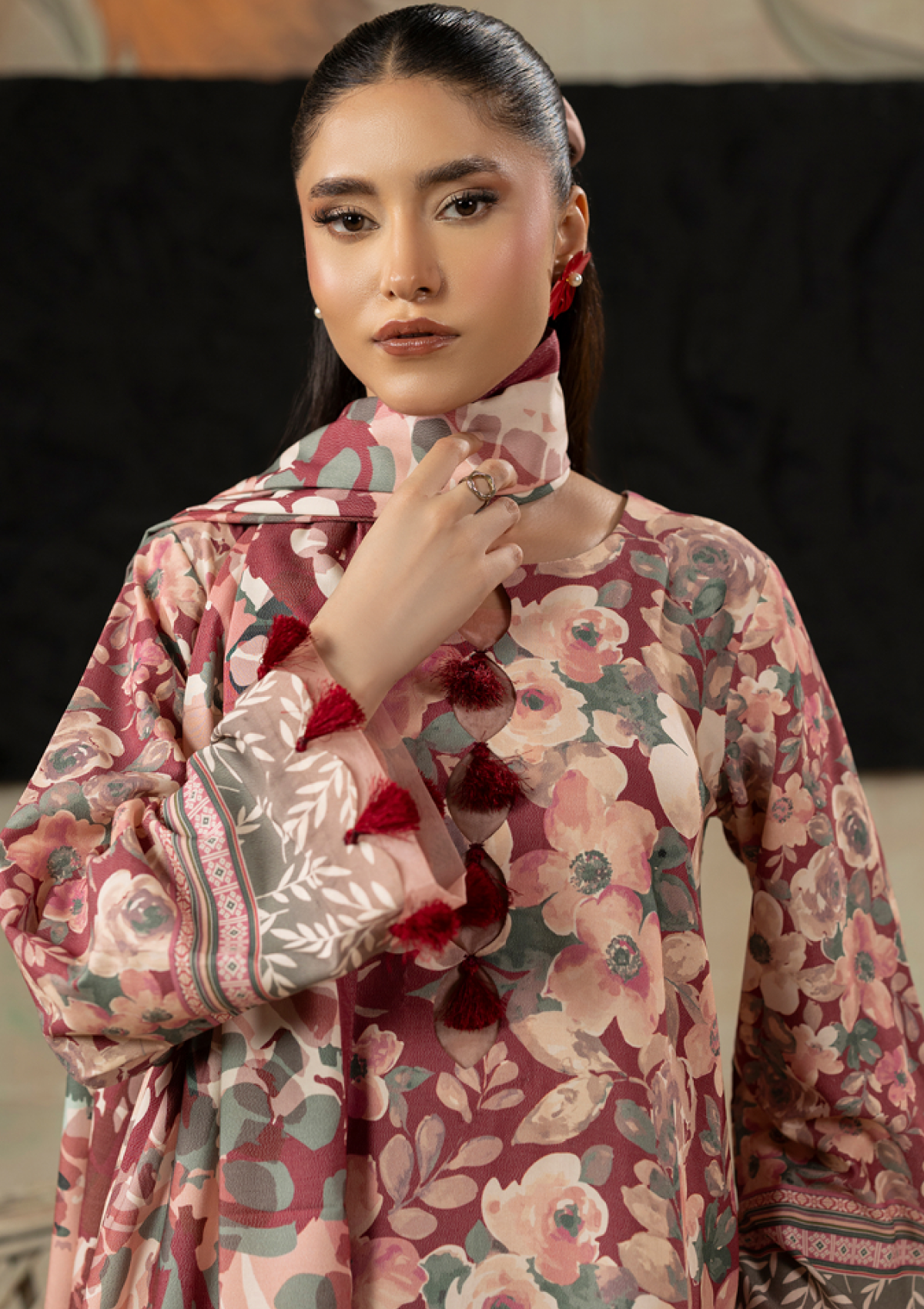 Wadi-e-Gull By Paltar Premium Printed Fancy Linen 3PC