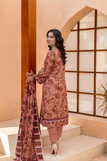 Bahaar By Meeral Premium Digital Printed Lawn 3PC