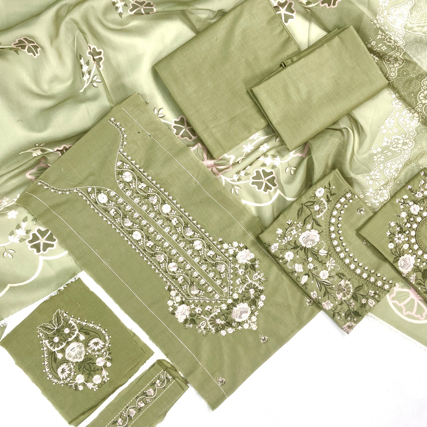 Nishat Embroidered Lawn 3PC