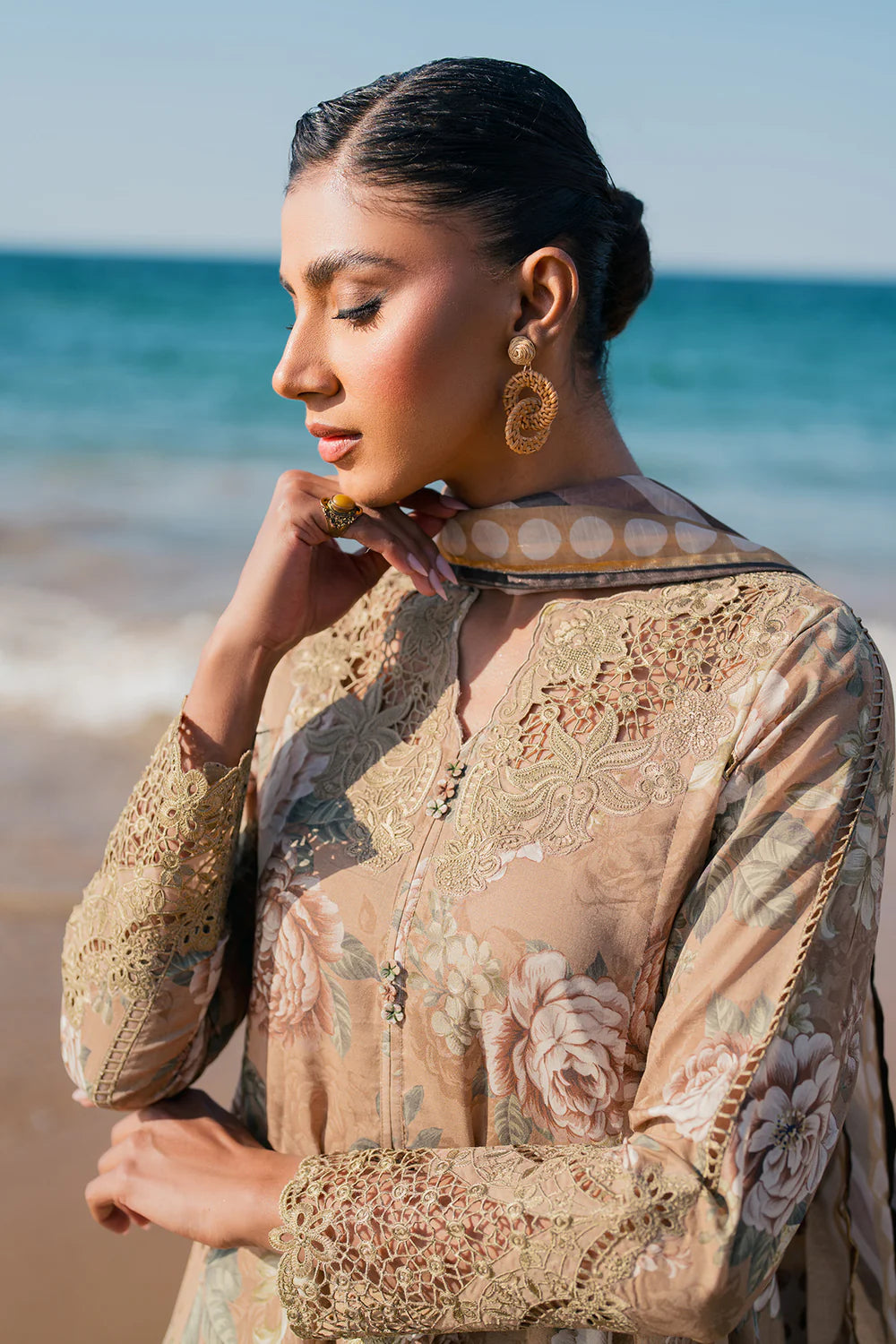 Baroque All Over Digital Printed Lawn 3PC