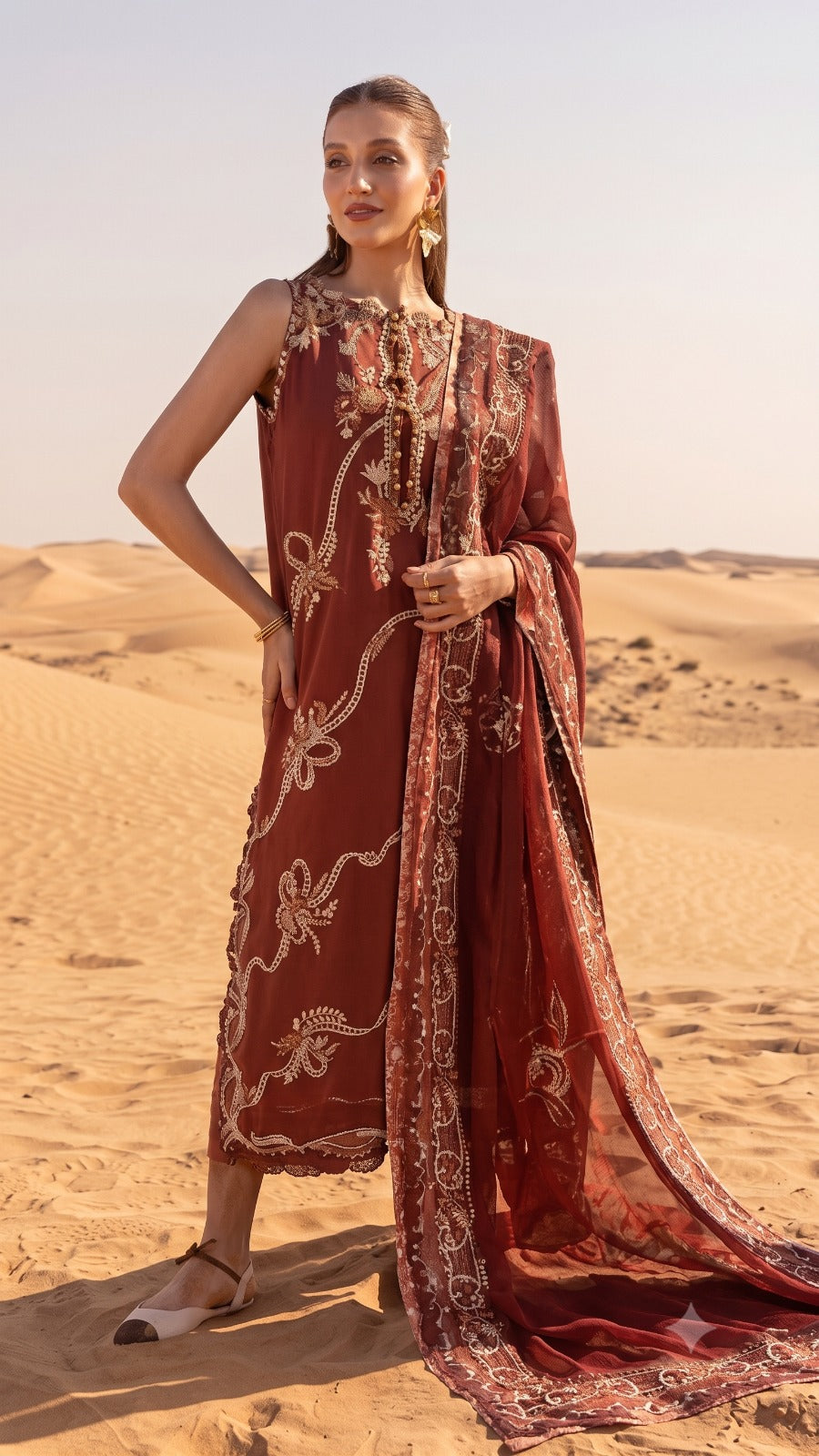 Zarmeen & Emaan Premium Emb Lawn 3PC