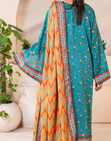 Mehnaz Airjet Printed Khaddar 3PC