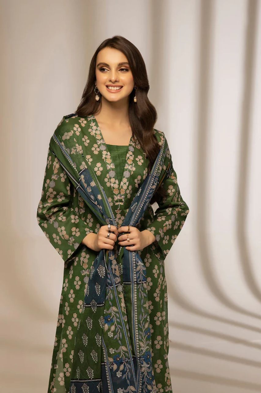 Nishat Digital Printed Lawn 3PC