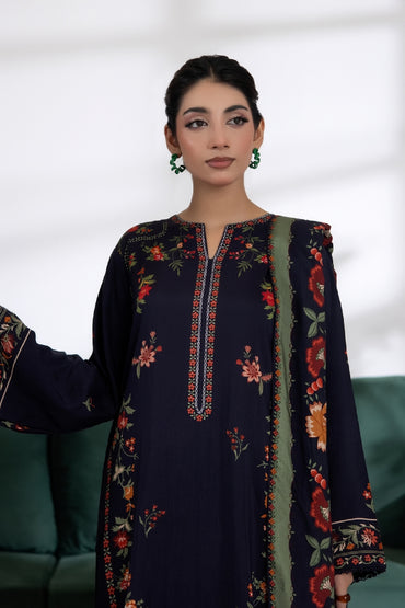 Anaya Noor Digital Printed Stone Linen 3PC
