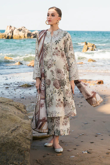 Baroque All Over Digital Printed Lawn 3PC