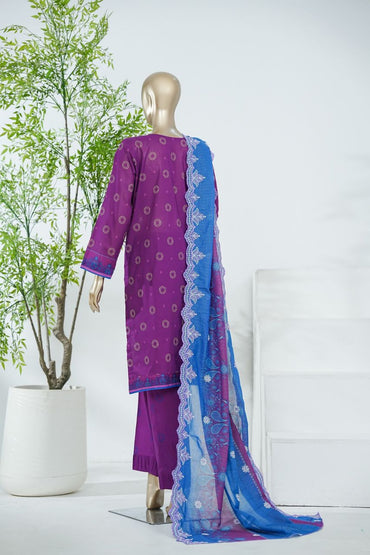 Aifa Printed & Embroidered Lawn 3PC