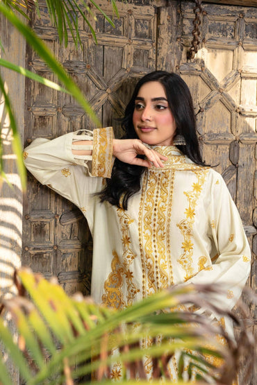 Falak By Feroza Luxury Embroidered Staple 3PC