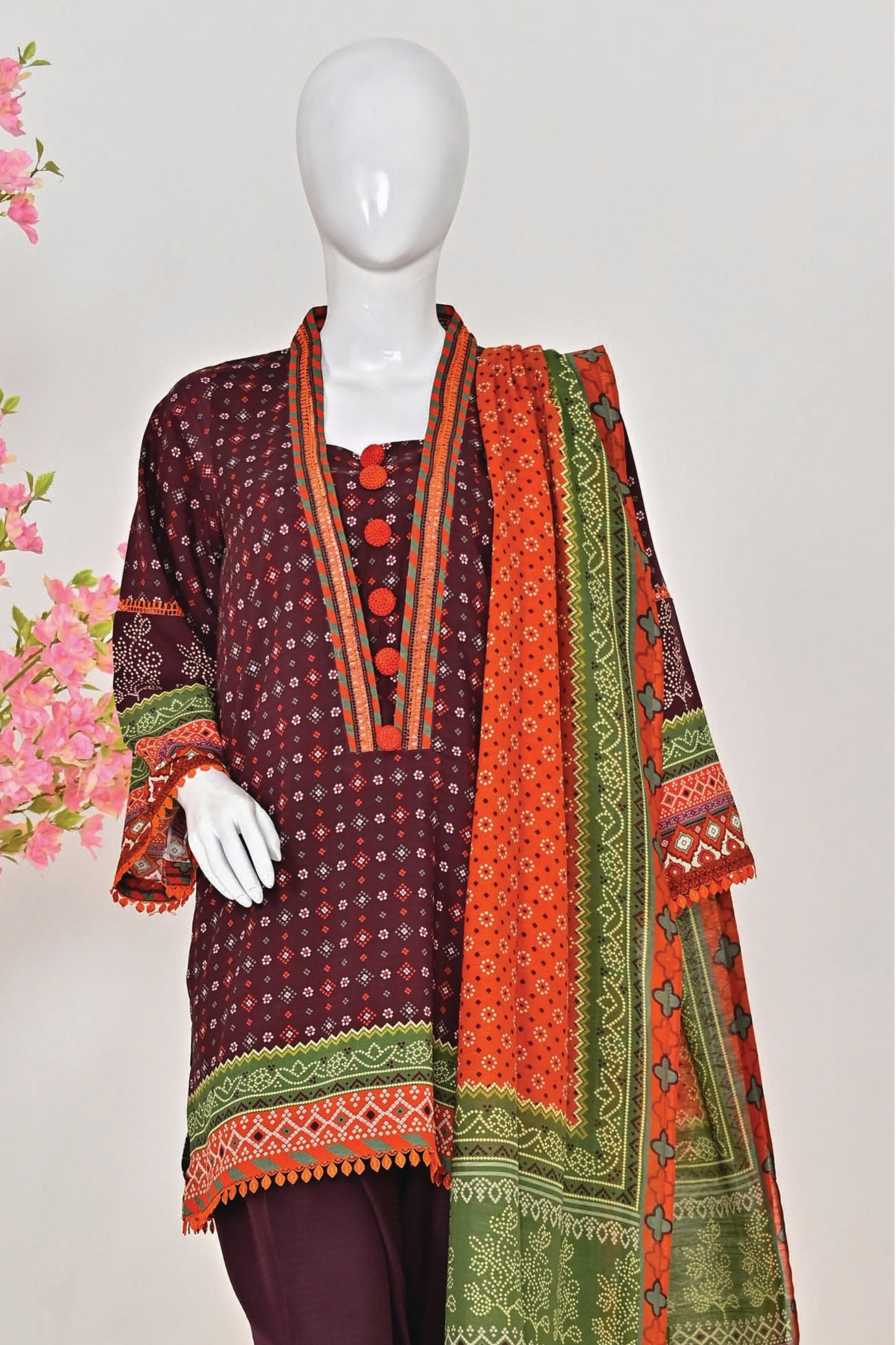 Murashe Printed Viscose 3PC
