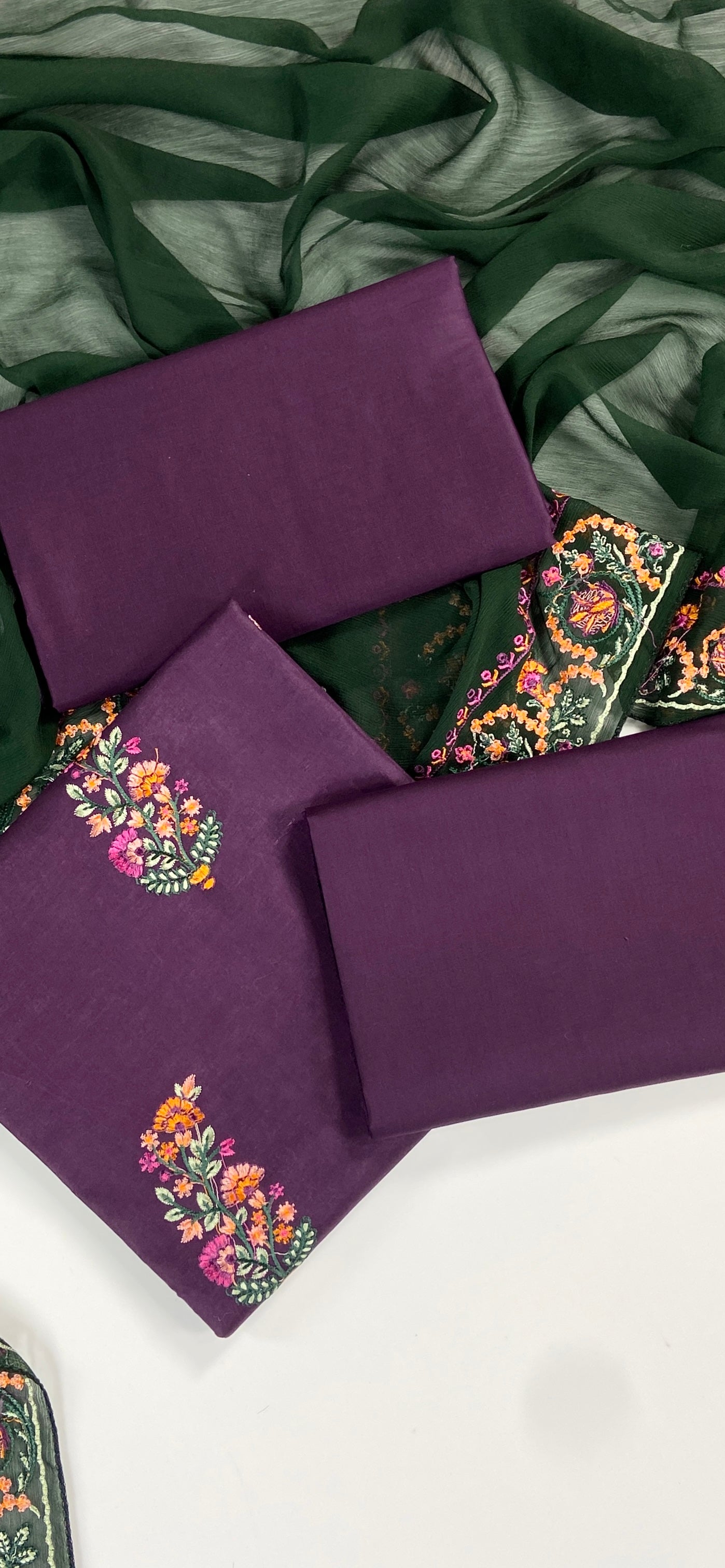 Batik Luxury Embroidered Lawn 3PC