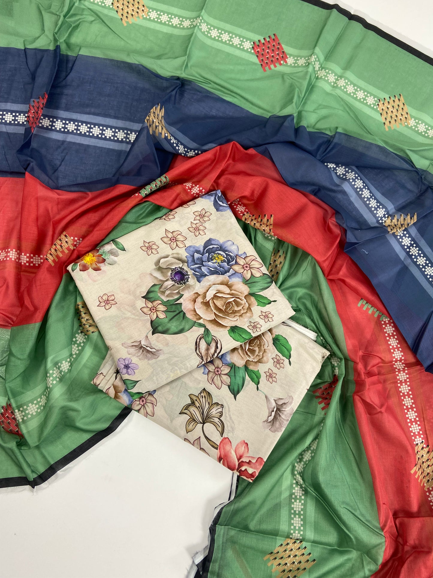 Baroque All Over Digital Printed Lawn 3-PC