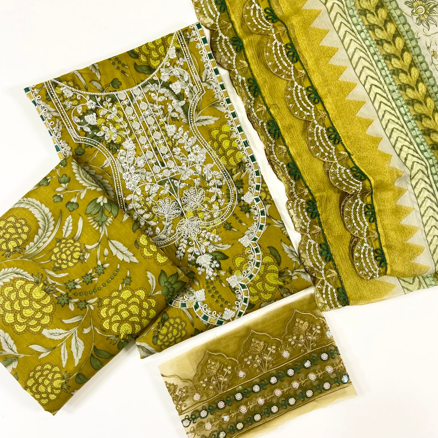 Maria B Embroidered Luxury Lawn 3-PC