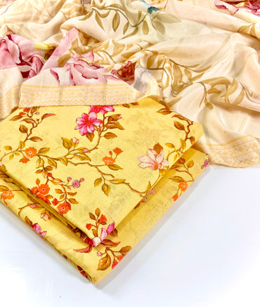 Elegance By Anaya Noor Printed Khaddar 3PC