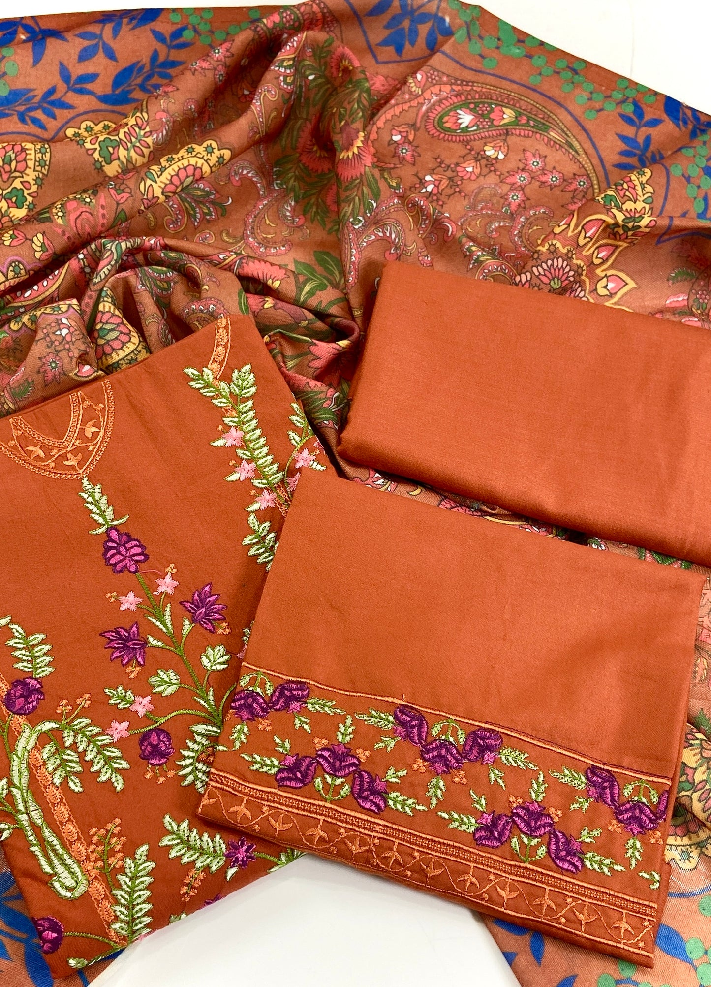 Maria B Luxury Emb Suit 3PC