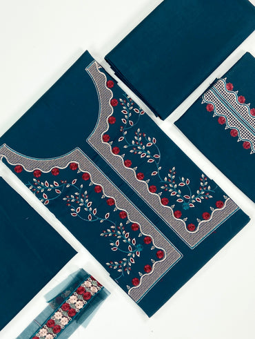 Nureh Luxury Embroidered Lawn 2PC