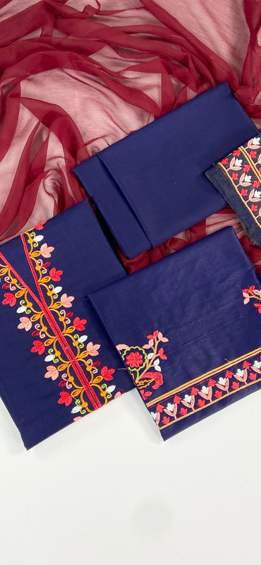 Jazmin Embroidered Lawn 3PC