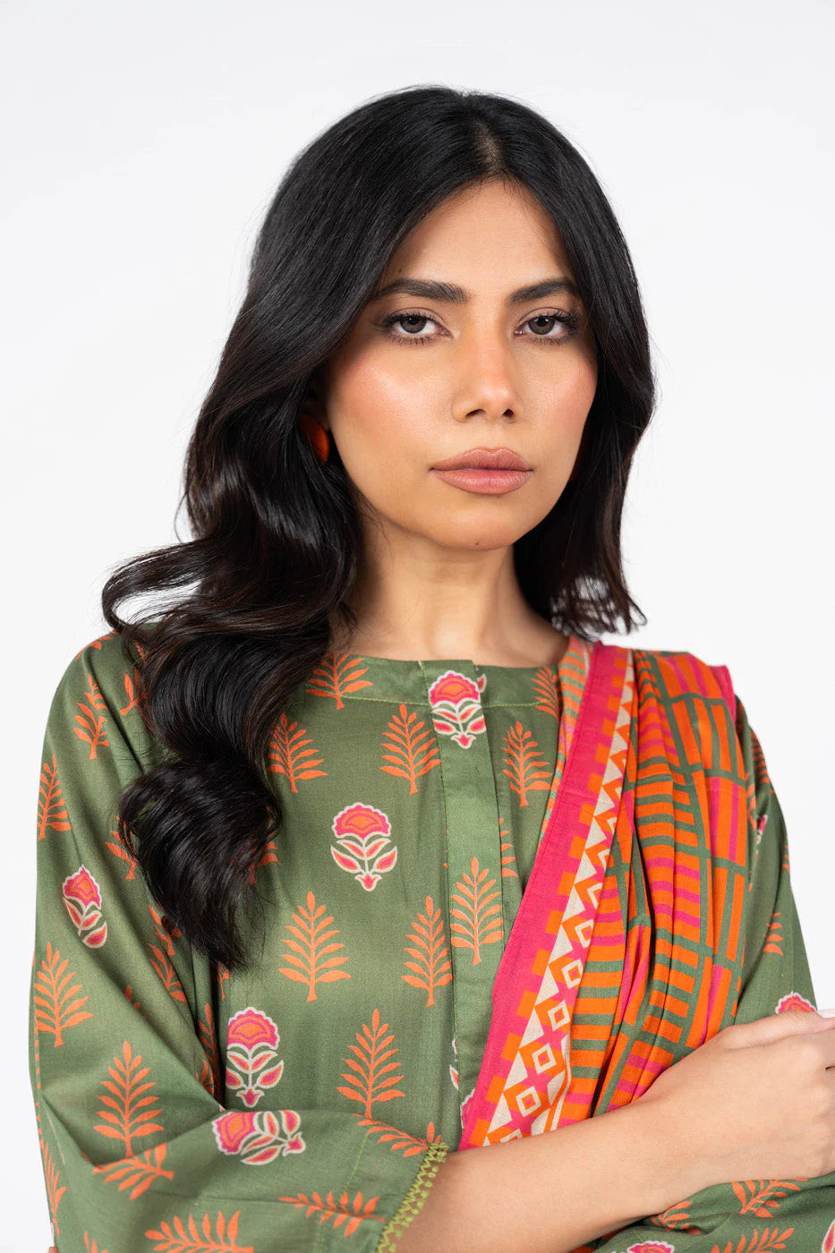 AlKaram Printed Lawn 3-PC
