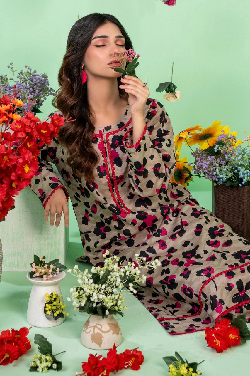 Zesh All Over Print Lawn 2-PC