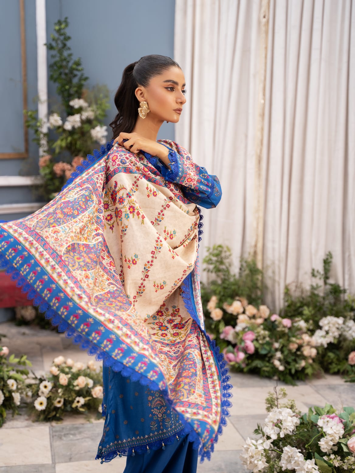Mausummery Digital Printed Linen 3PC