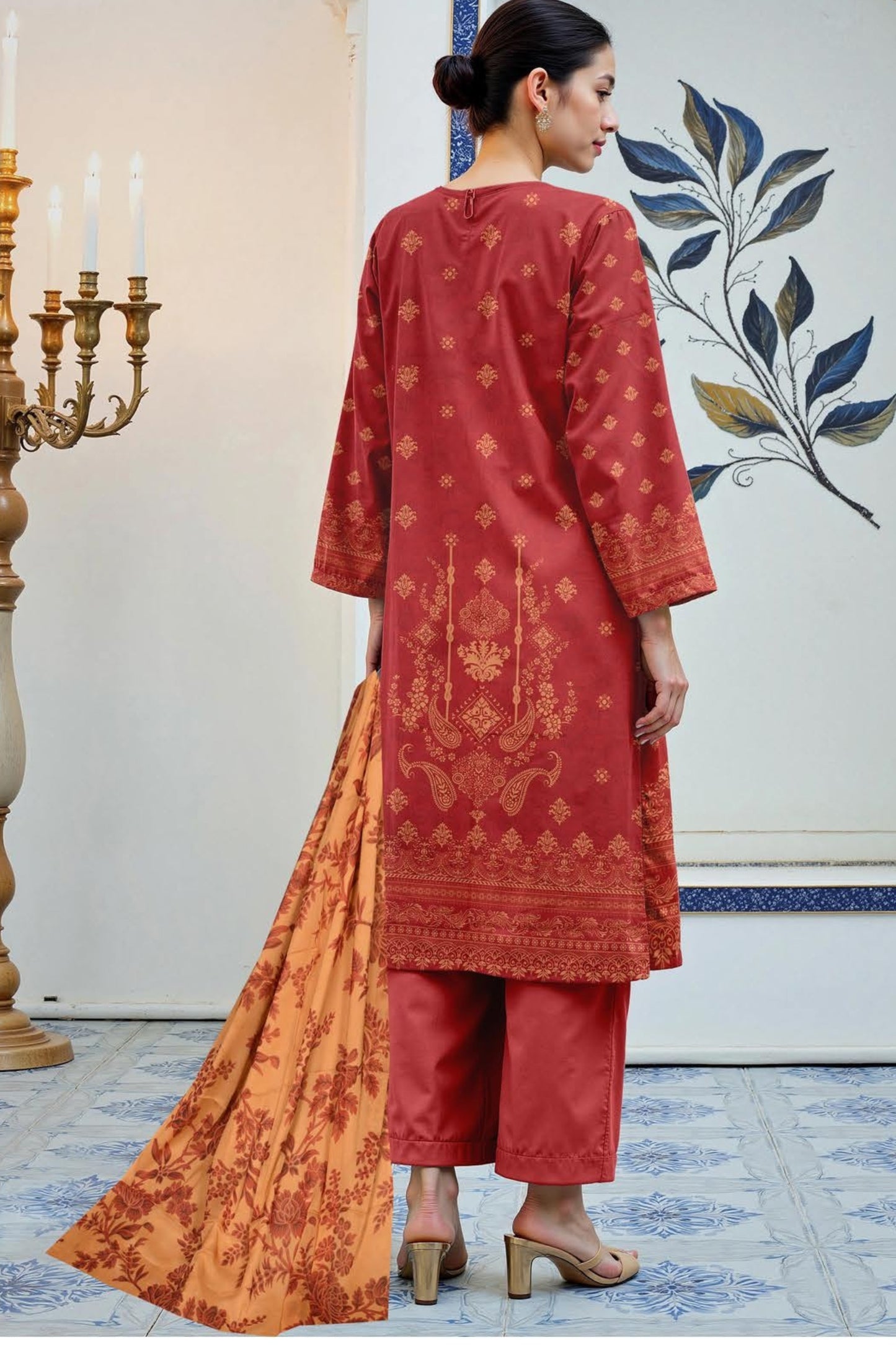 Zara Ali Digital Printed Lawn 3-PC