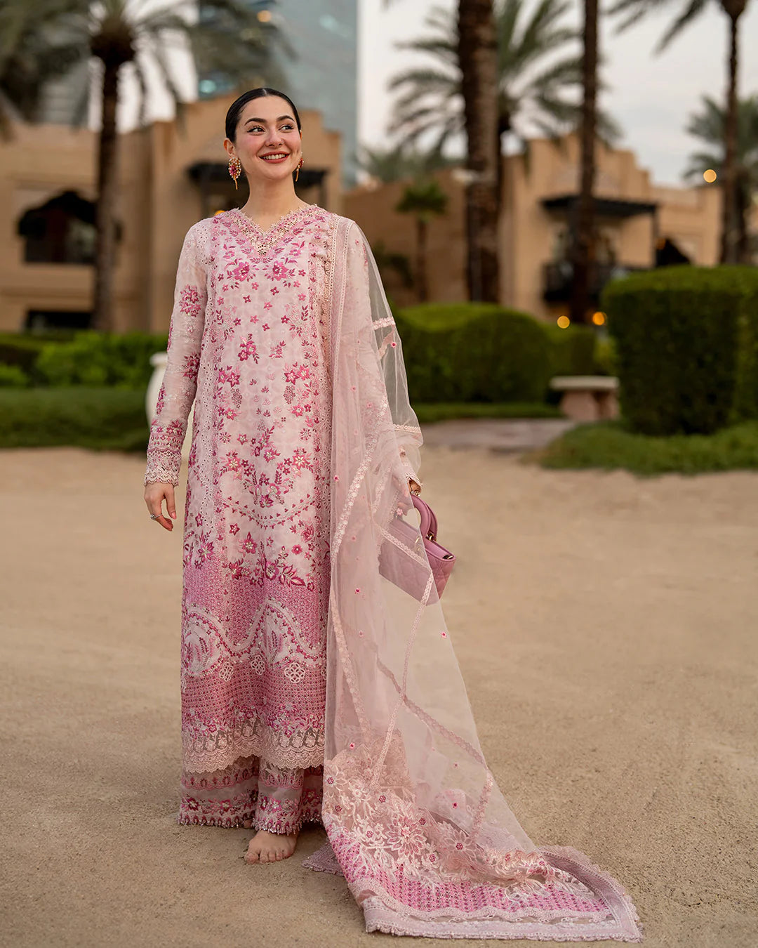 Faiza Saqlain Luxury Embroidered Lawn 3PC