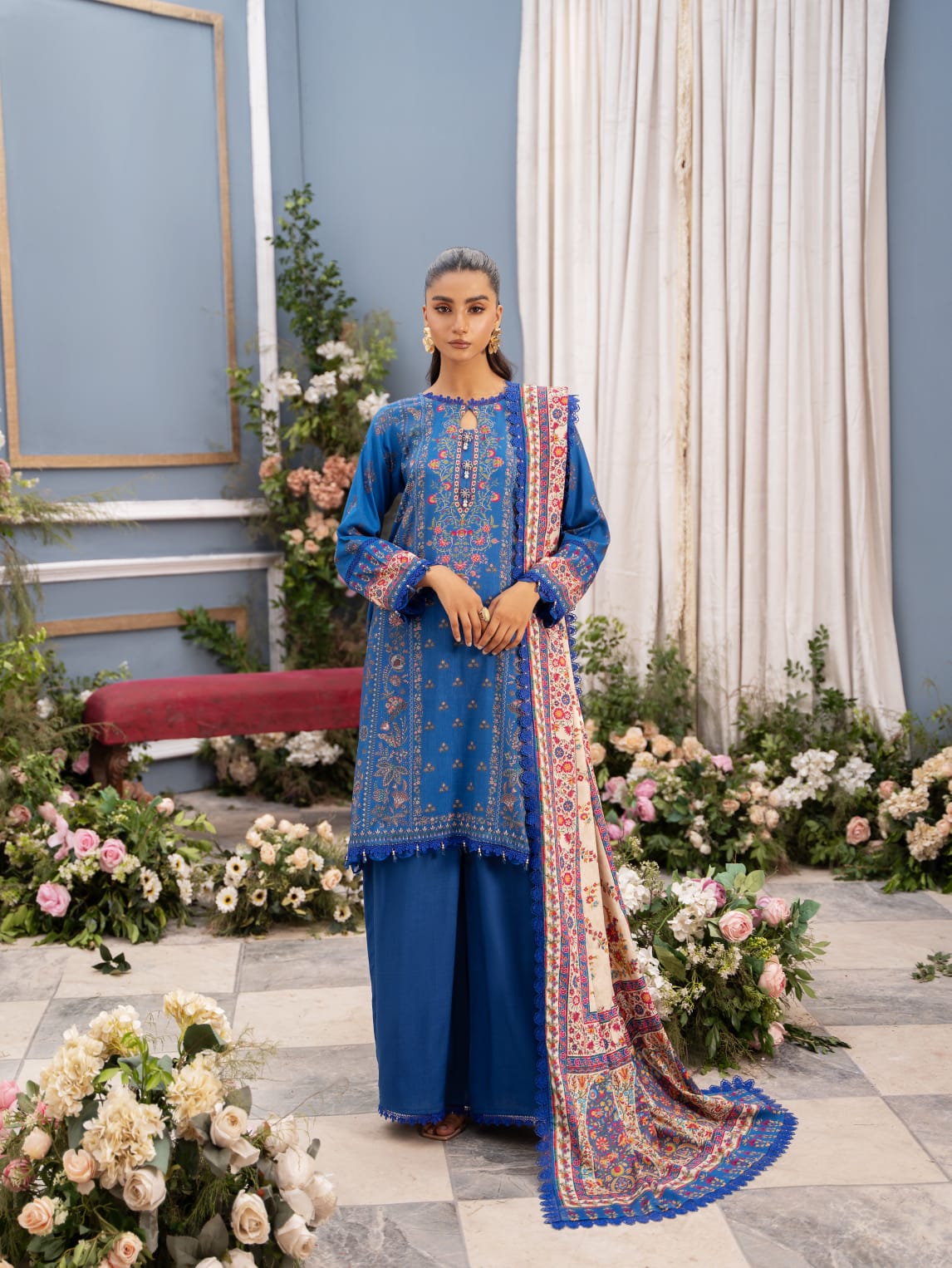 Mausummery Digital Printed Linen 3PC