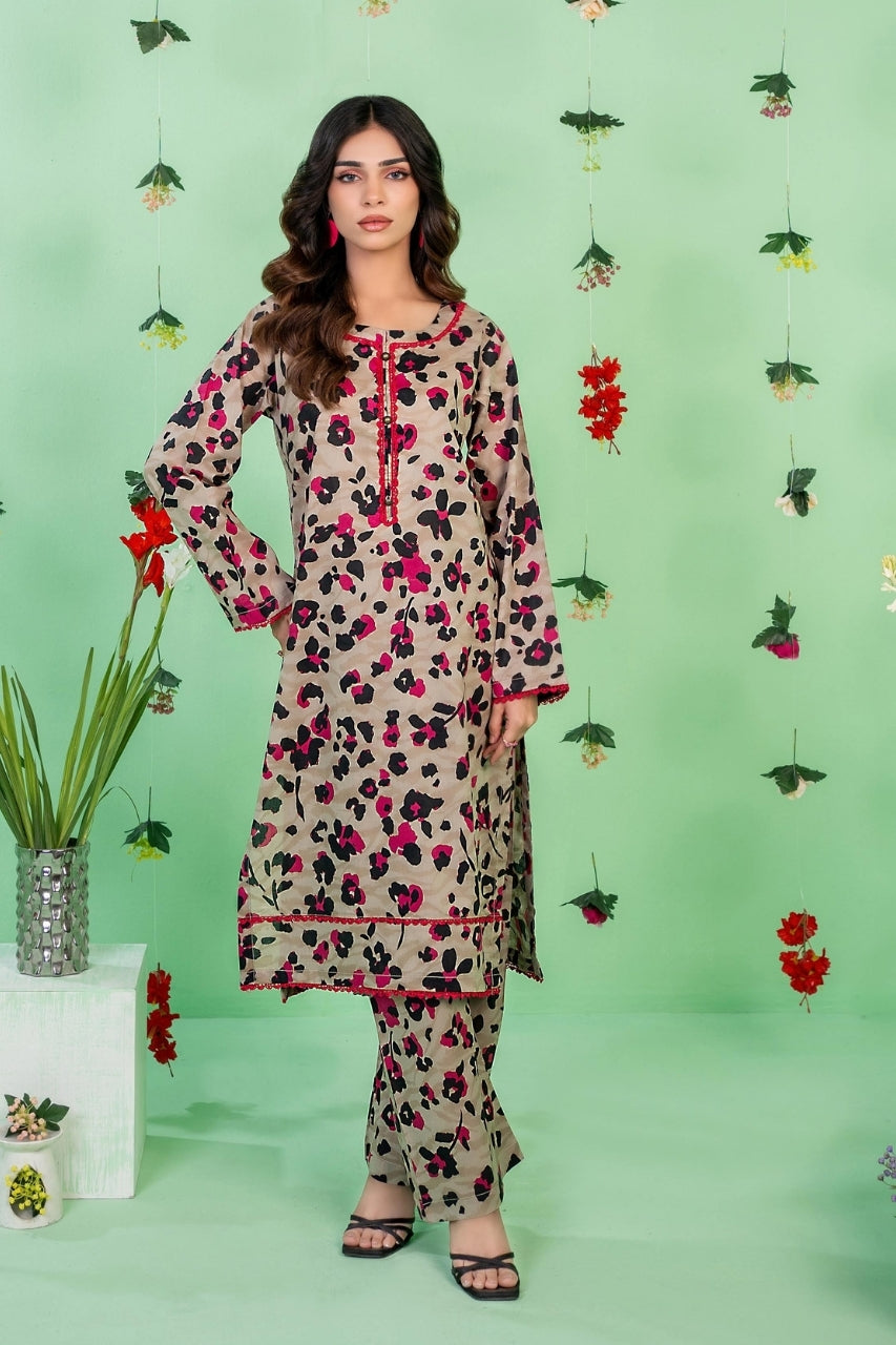 Zesh All Over Print Lawn 2-PC