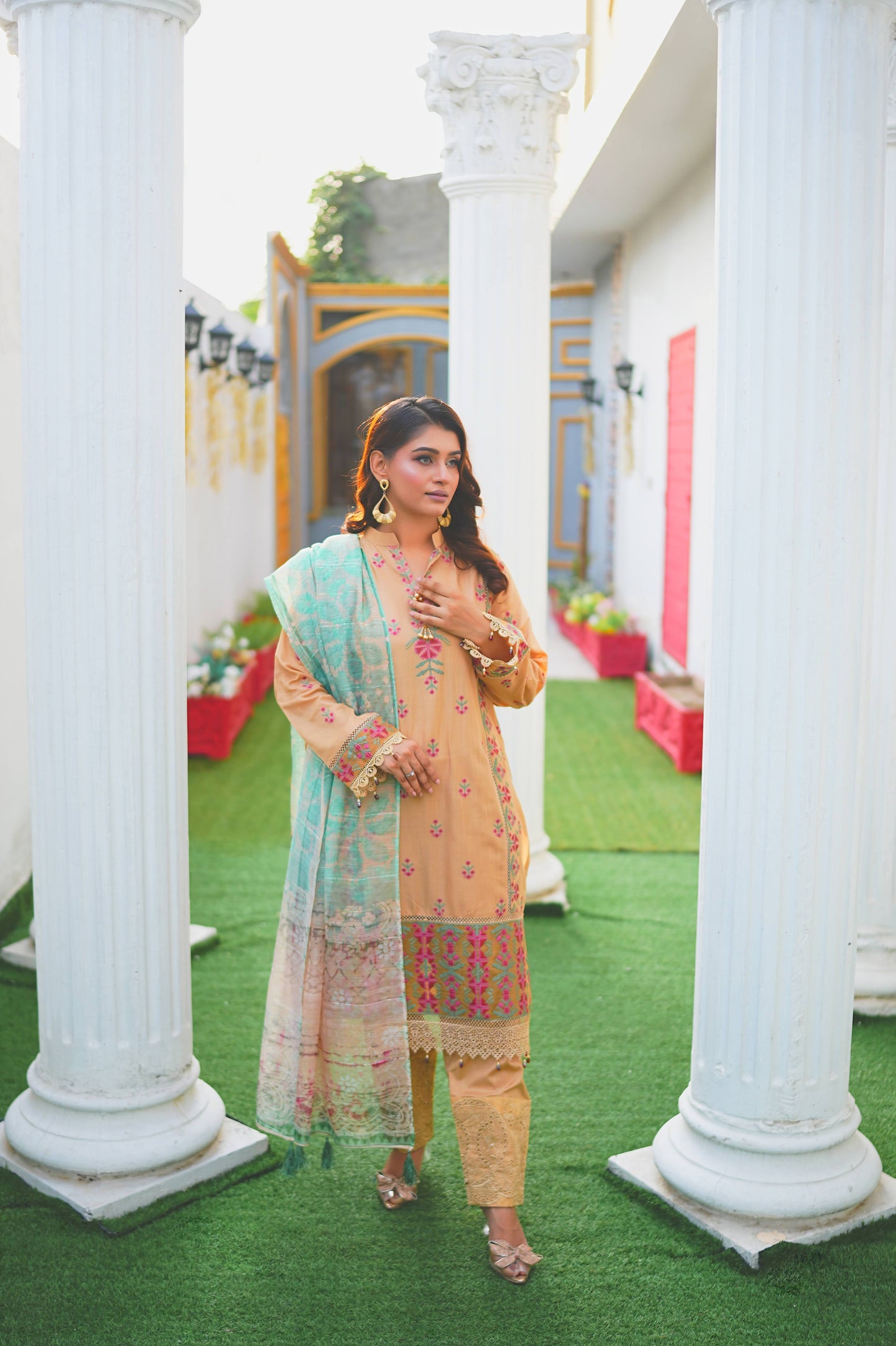 Silk & Stories Luxury Heavy Embroidered 3PC