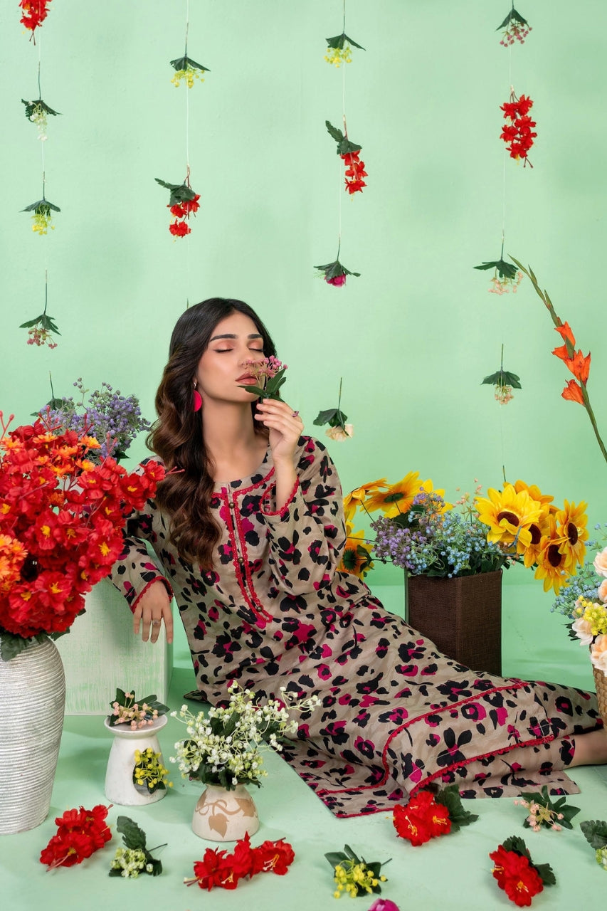 Zesh All Over Print Lawn 2-PC