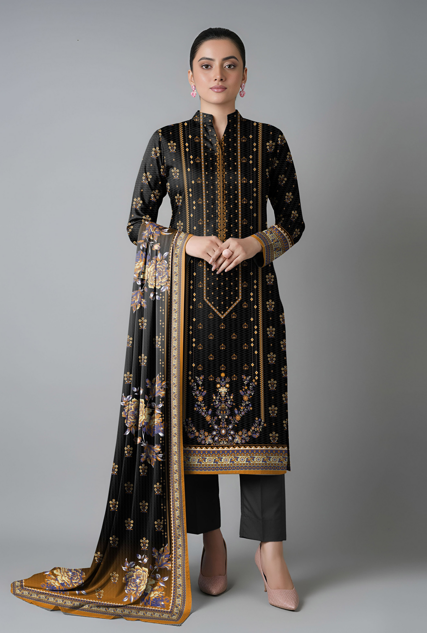 Bareeza Digital Printed Lawn 3PC