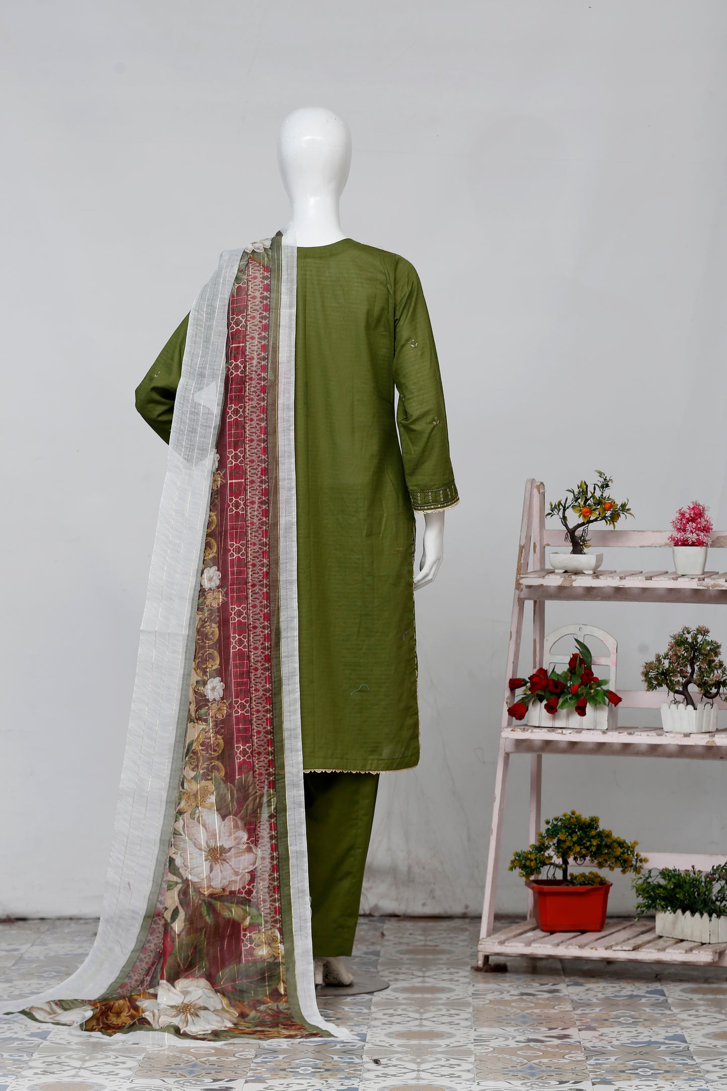 Zarqash By Anaya Noor Bana Dora Emb 3-PC