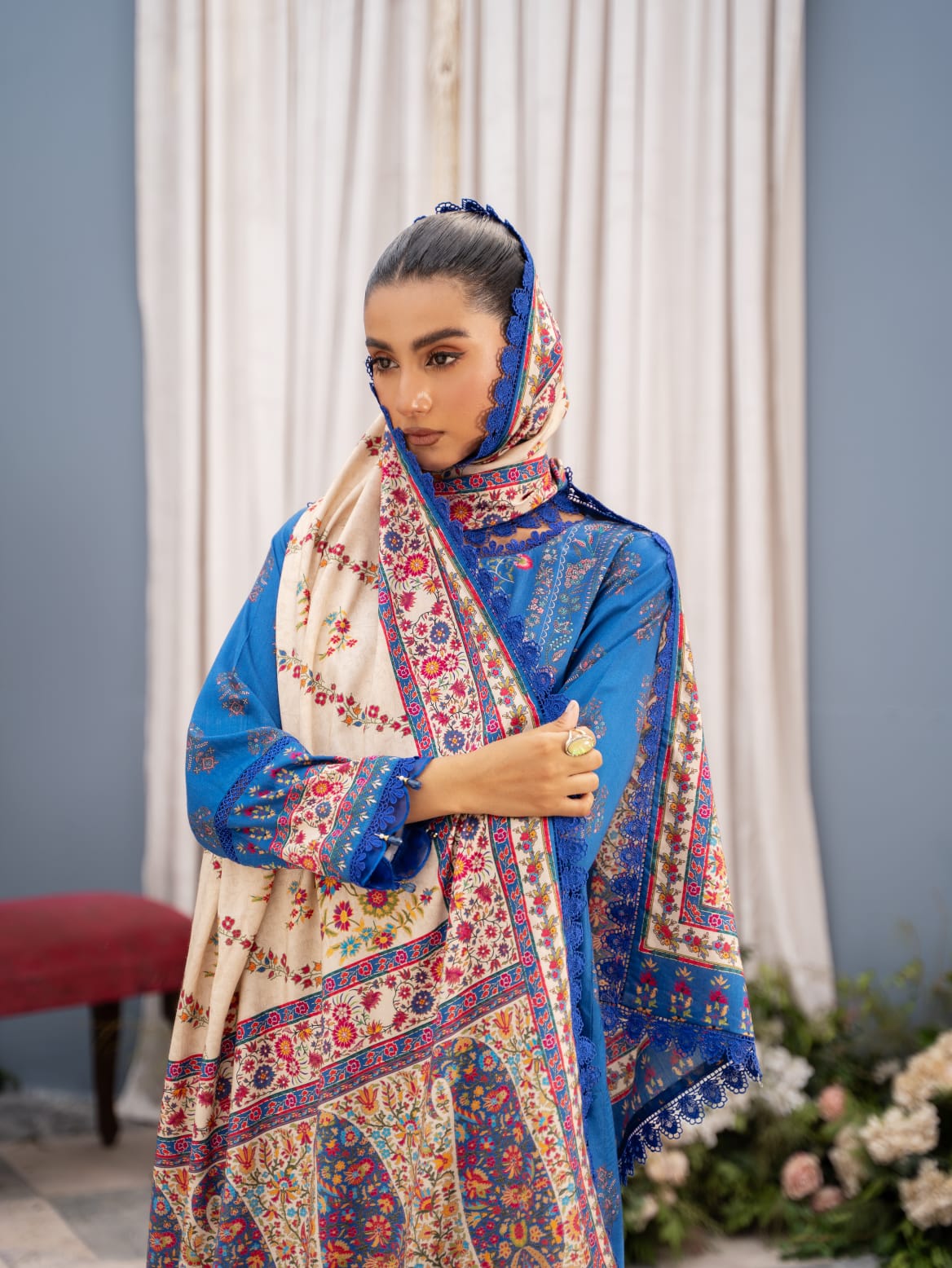 Mausummery Digital Printed Linen 3PC