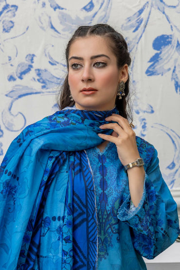 Rahat By Janan Digital Printed Lawn 3PC