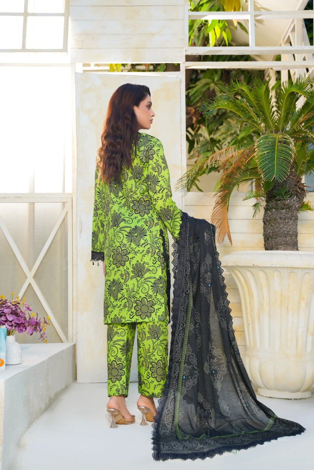 Dastoor By Anaya Noor Digital Printed Cambric With Patches 3-PC