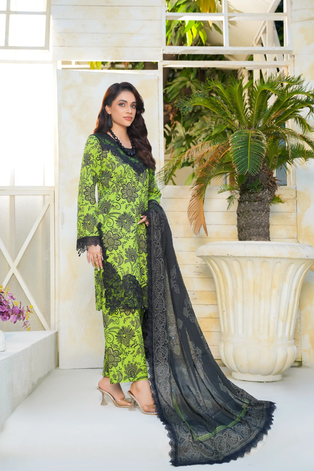 Dastoor By Anaya Noor Digital Printed Cambric With Patches 3-PC