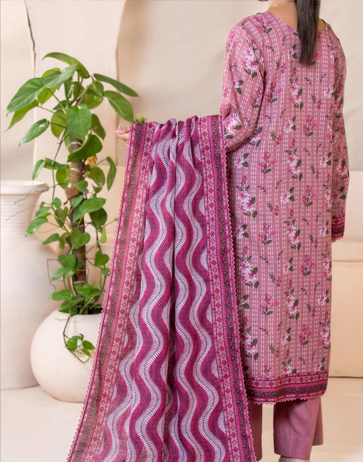 Mehnaz Airjet Printed Khaddar 3PC