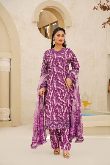 Jashn-e-Baharan By Anaya Noor Emb & Digital Printed Lawn 3PC