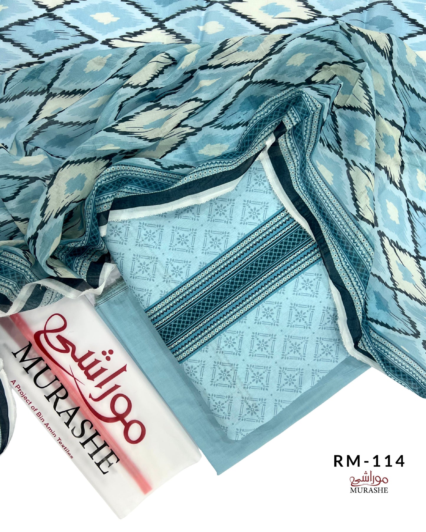 Rijja By Murashe Digital Printed Lawn 3PC