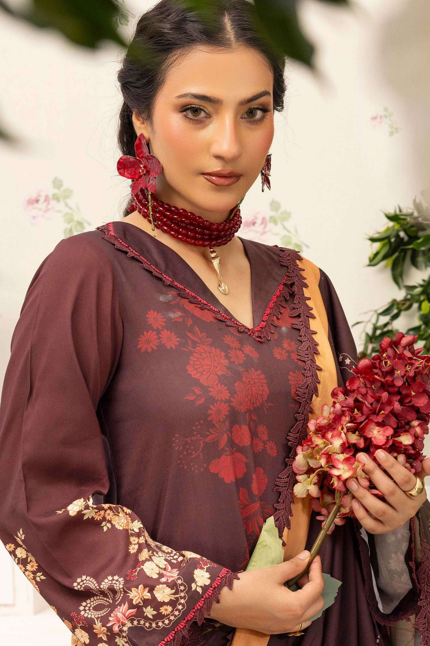 Raiha Digital Printed Linen 3PC